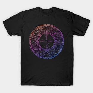 vintage sun - horoscope cosmic sun T-Shirt